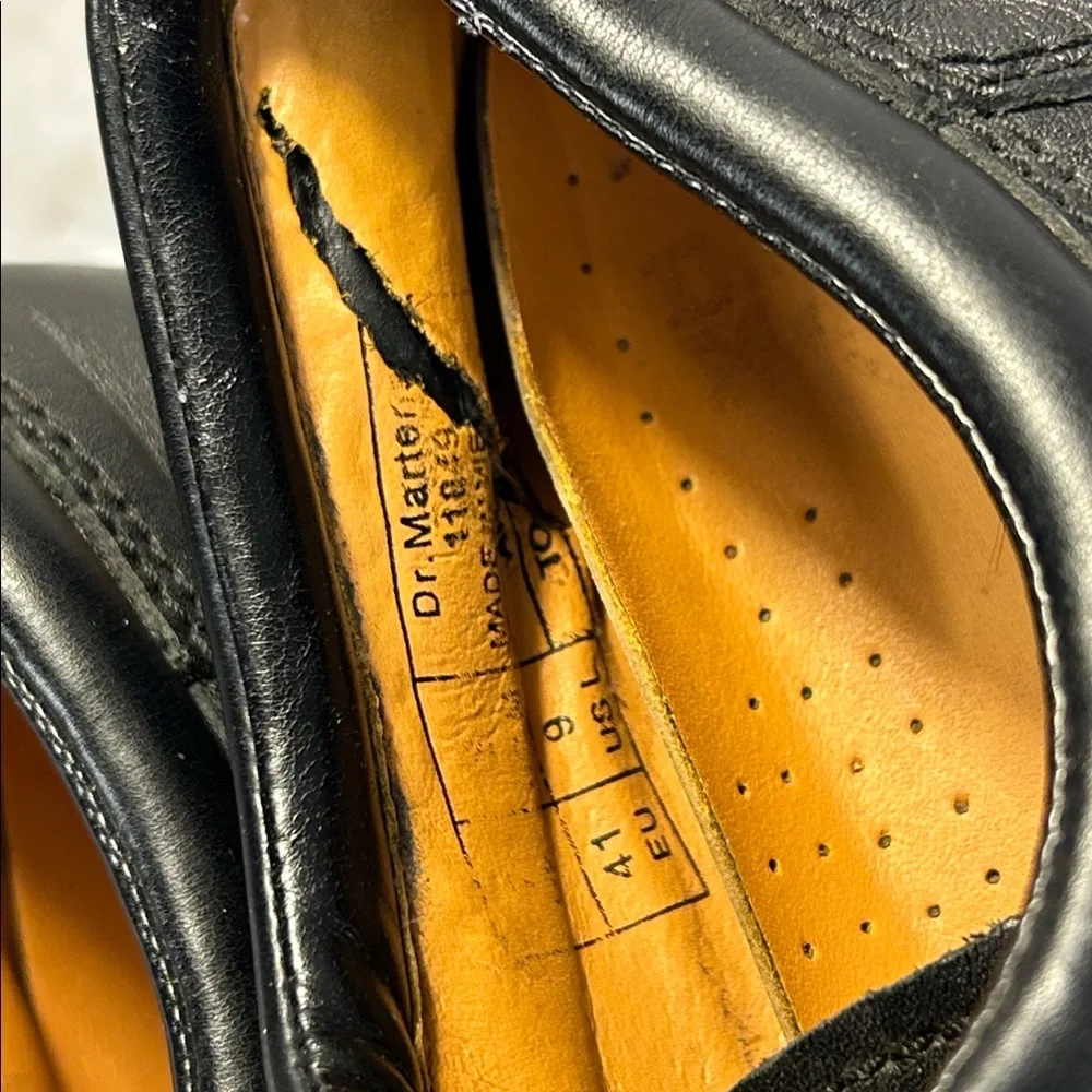 Dr Martens leather lace up oxfords shoes